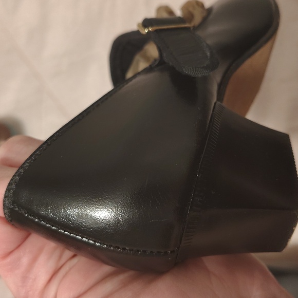 Latin/ ballroom black leather dance shoes size 9 - Picture 2 of 10